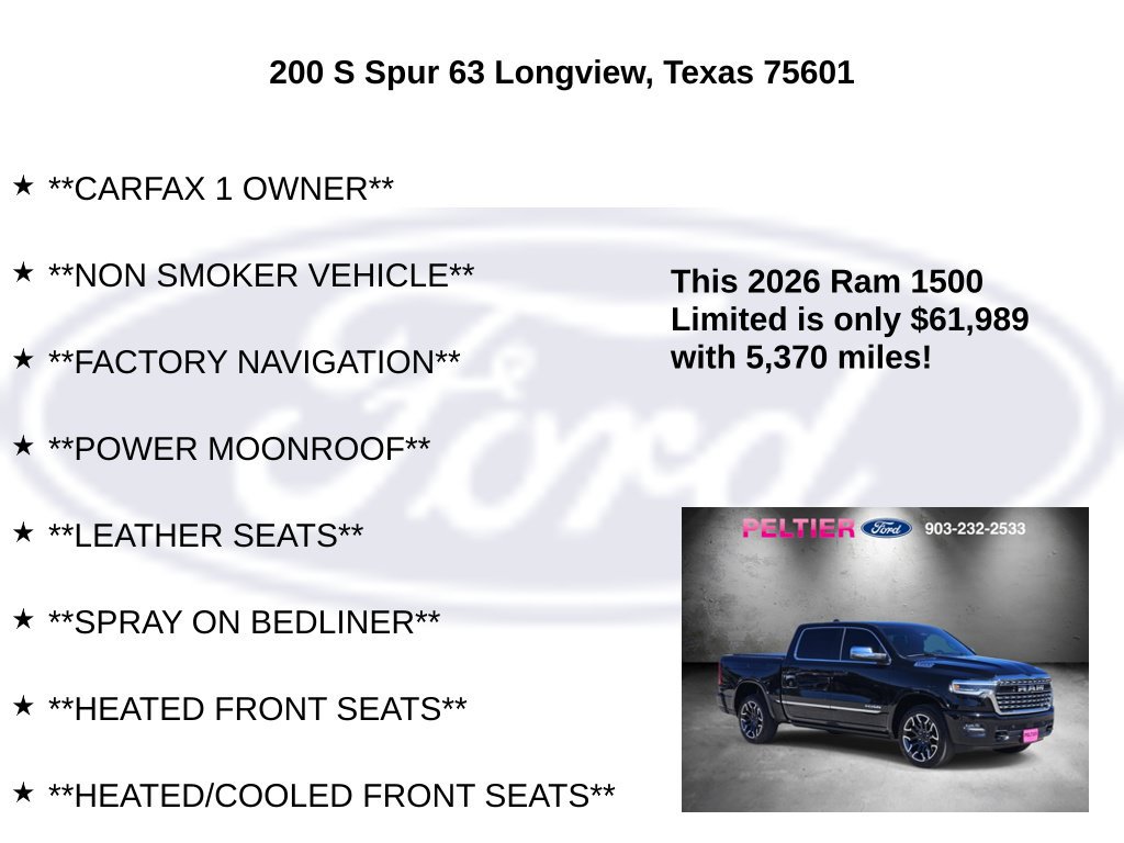 Used 2026 RAM 1500 Limited AWD/4WD image 5