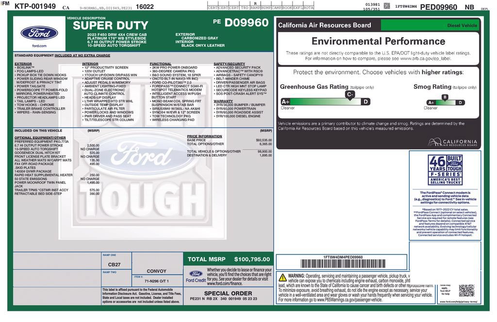 Certified 2023 Ford F450 Platinum w/ FX4 Off-Road Package AWD/4WD video 2