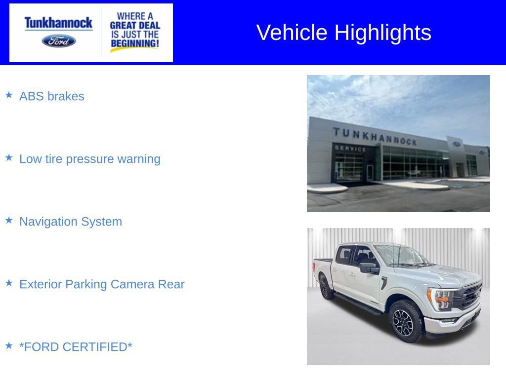 Certified 2023 Ford F150 XLT w/ Equipment Group 302A High image 3