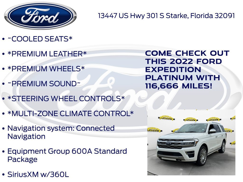 Certified 2022 Ford Expedition Platinum AWD/4WD image 17