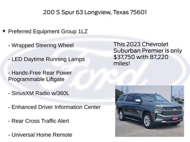Used 2023 Chevrolet Suburban Premier RWD image 20