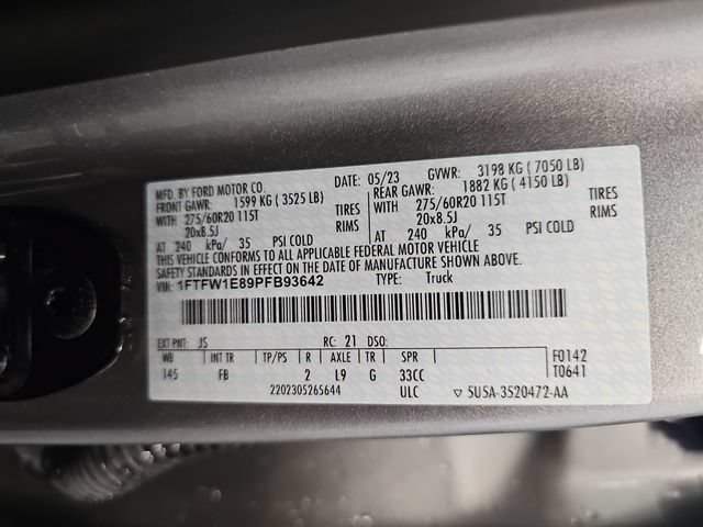 Certified 2023 Ford F150 XLT w/ Equipment Group 302A High AWD/4WD image 34