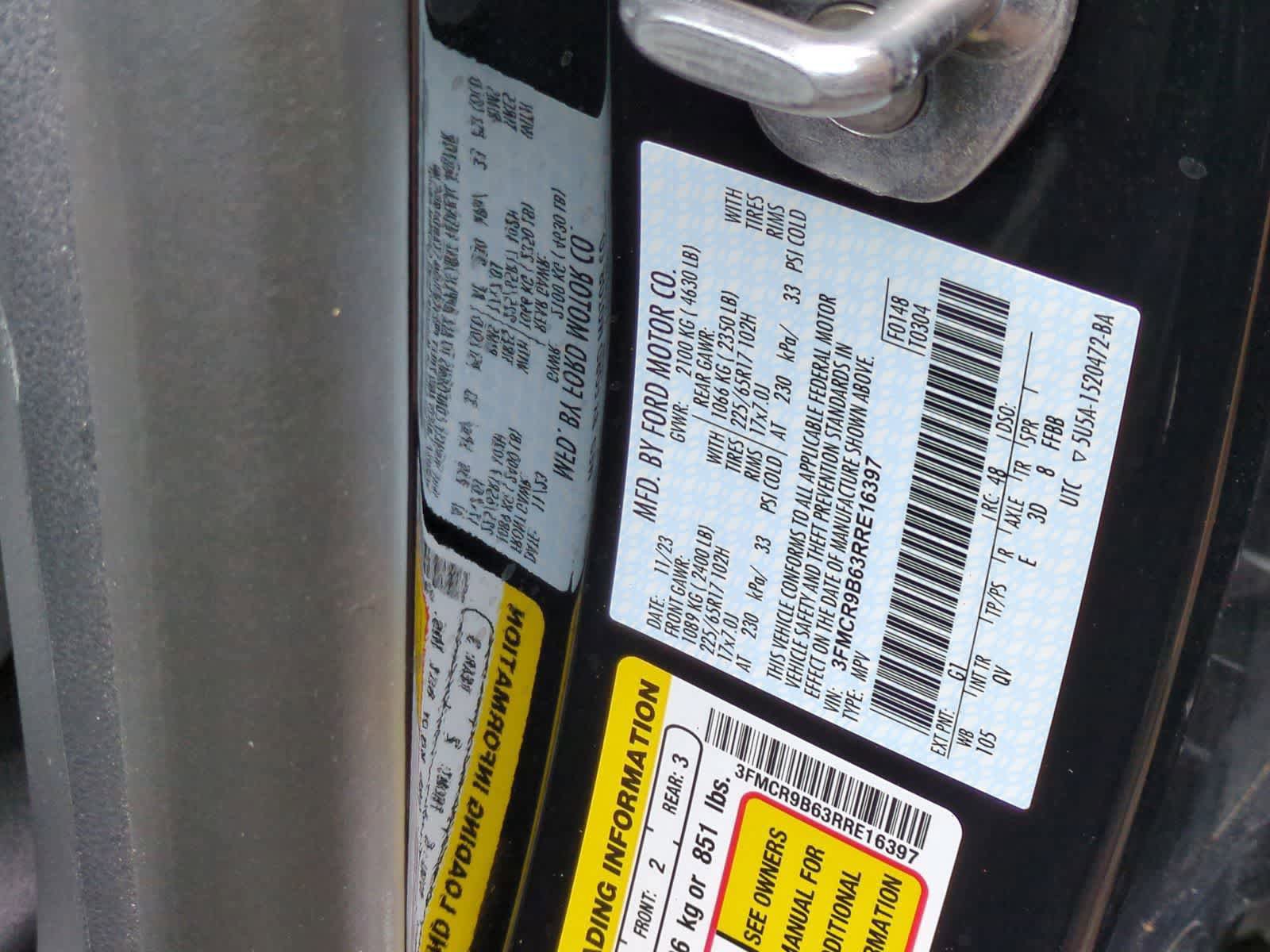 Certified 2024 Ford Bronco Sport Big Bend AWD/4WD image 37
