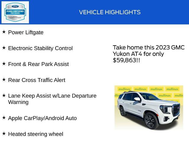 Used 2023 GMC Yukon AT4 AWD/4WD image 19