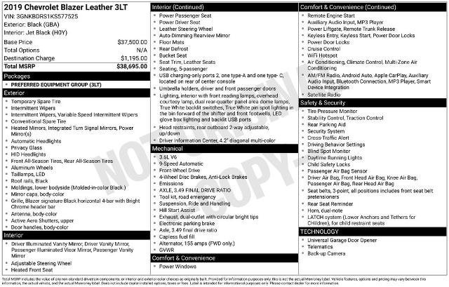 Used 2019 Chevrolet Blazer LT image 8