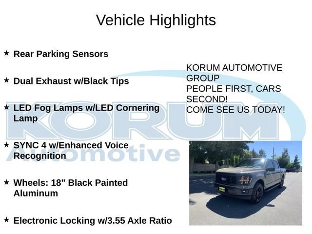 Certified 2025 Ford F150 STX w/ Equipment Group 201A FX4 AWD/4WD image 12