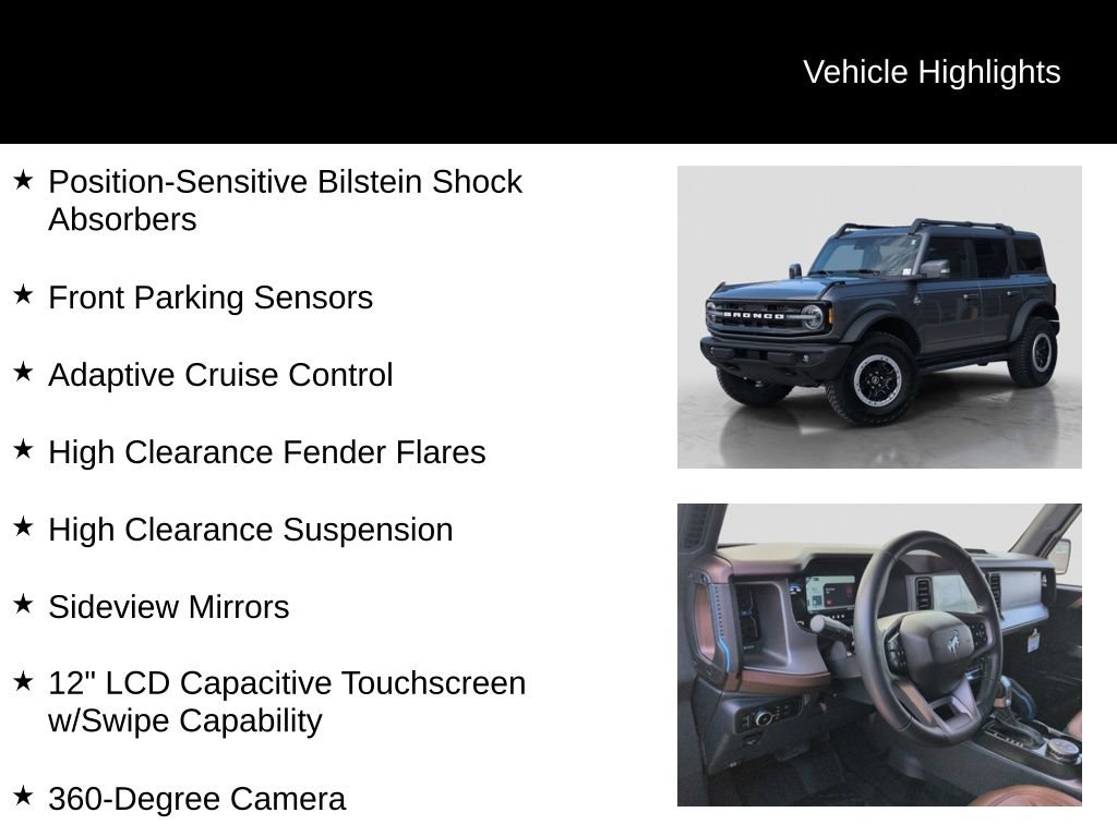 Certified 2023 Ford Bronco Outer Banks w/ Sasquatch Package image 26
