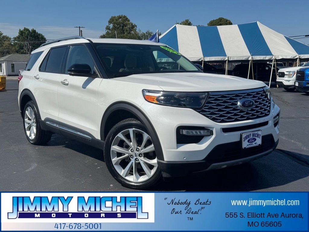 Certified 2023 Ford Explorer Platinum w/ Technology Package AWD/4WD image 1
