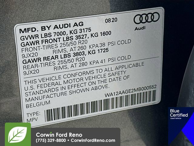 Used 2021 Audi e-tron Premium Plus w/ Premium Plus Package AWD/4WD image 37