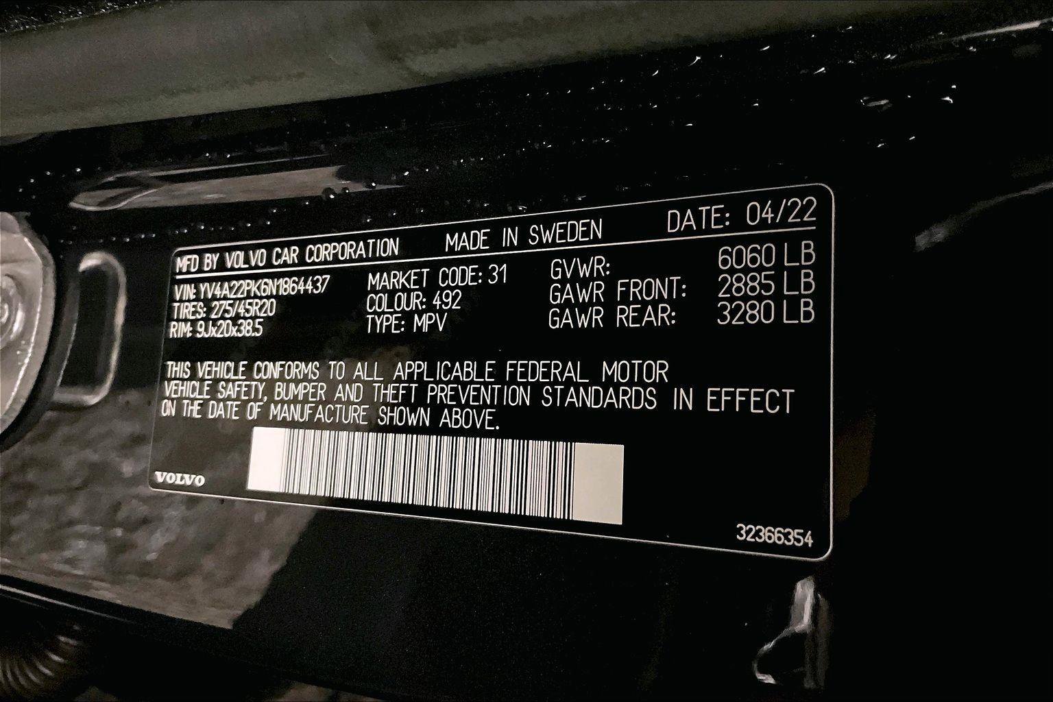 Used 2022 Volvo XC90 T6 Momentum w/ Advanced Package image 33