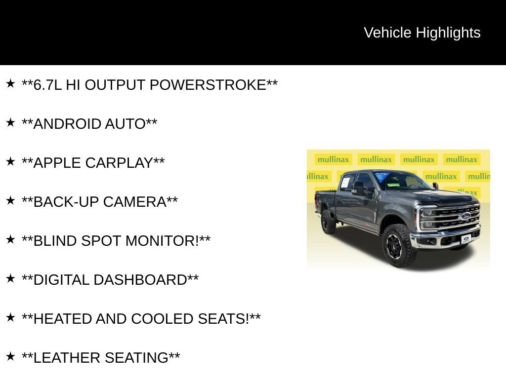 Certified 2025 Ford F250 Lariat w/ Tremor Off-Road Package AWD/4WD image 12