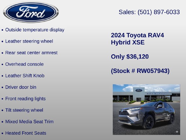Used 2024 Toyota RAV4 XSE AWD/4WD image 36