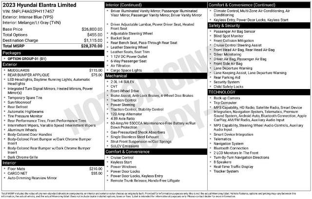 Used 2023 Hyundai Elantra Limited FWD image 13