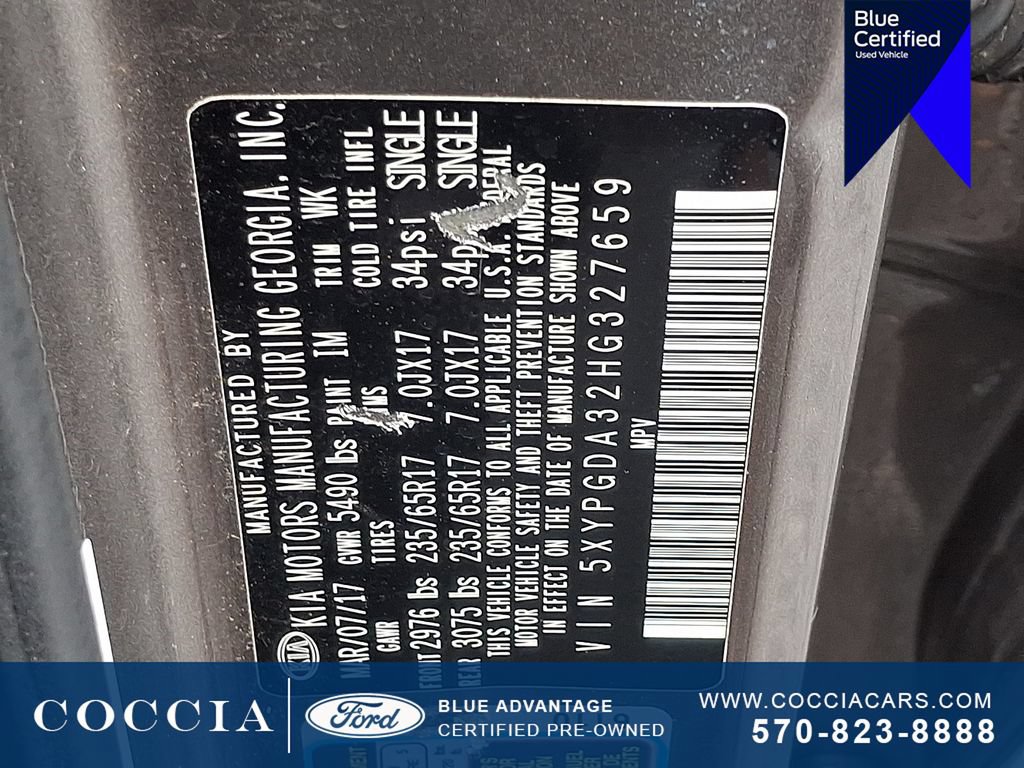 Used 2017 Kia Sorento AWD w/ LX Convenience Package image 27