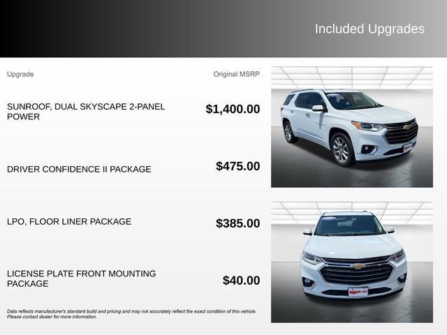 Used 2019 Chevrolet Traverse Premier w/ Driver Confidence II Package FWD image 5
