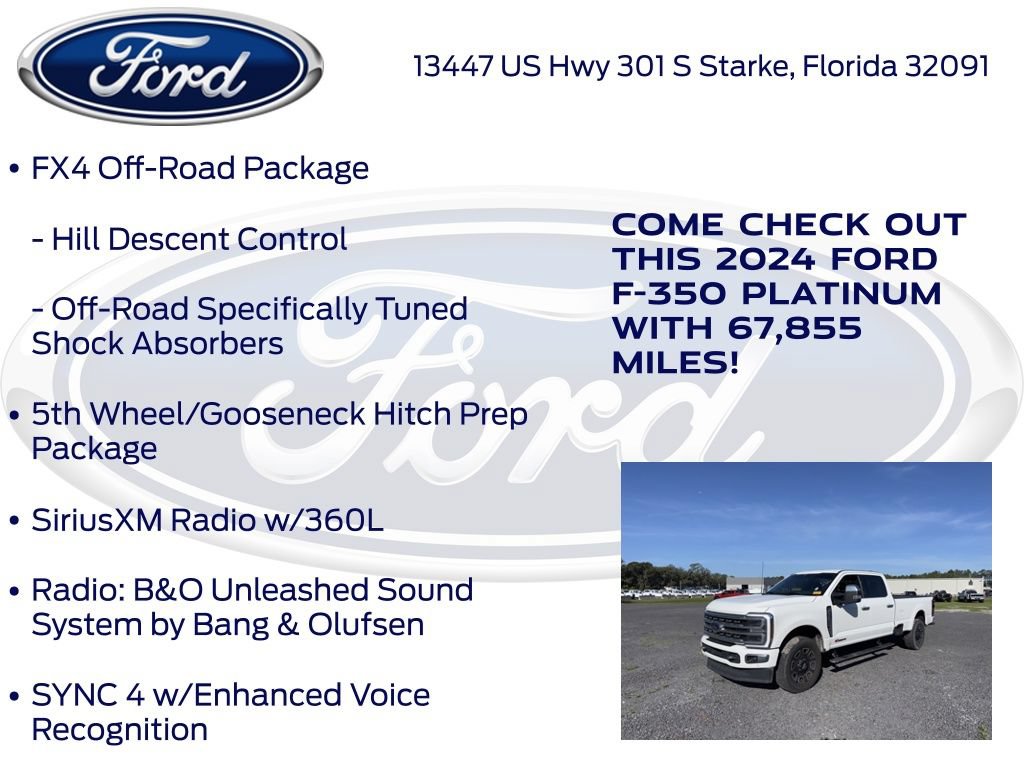 Certified 2024 Ford F350 Platinum AWD/4WD image 23