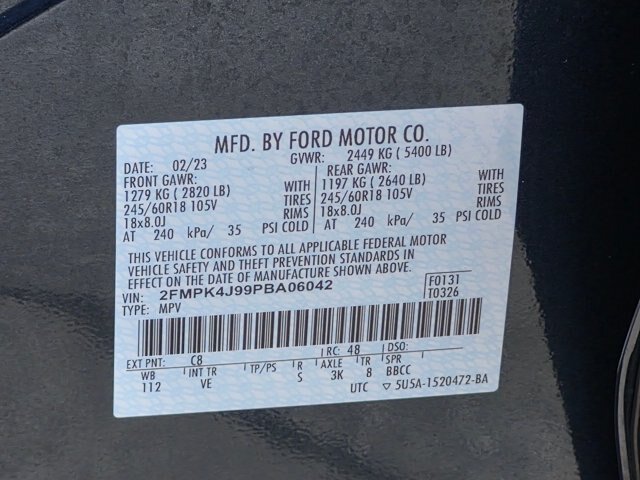 Certified 2023 Ford Edge SEL w/ Convenience Package AWD/4WD image 31