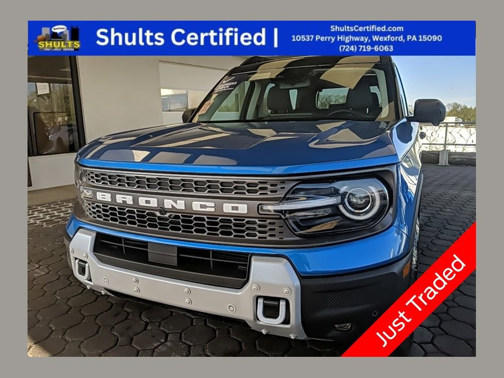 Certified 2025 Ford Bronco Sport Badlands w/ Badlands Tech Package