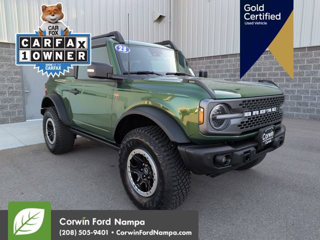 Certified 2023 Ford Bronco Badlands w/ Sasquatch Package AWD/4WD 360° Tour