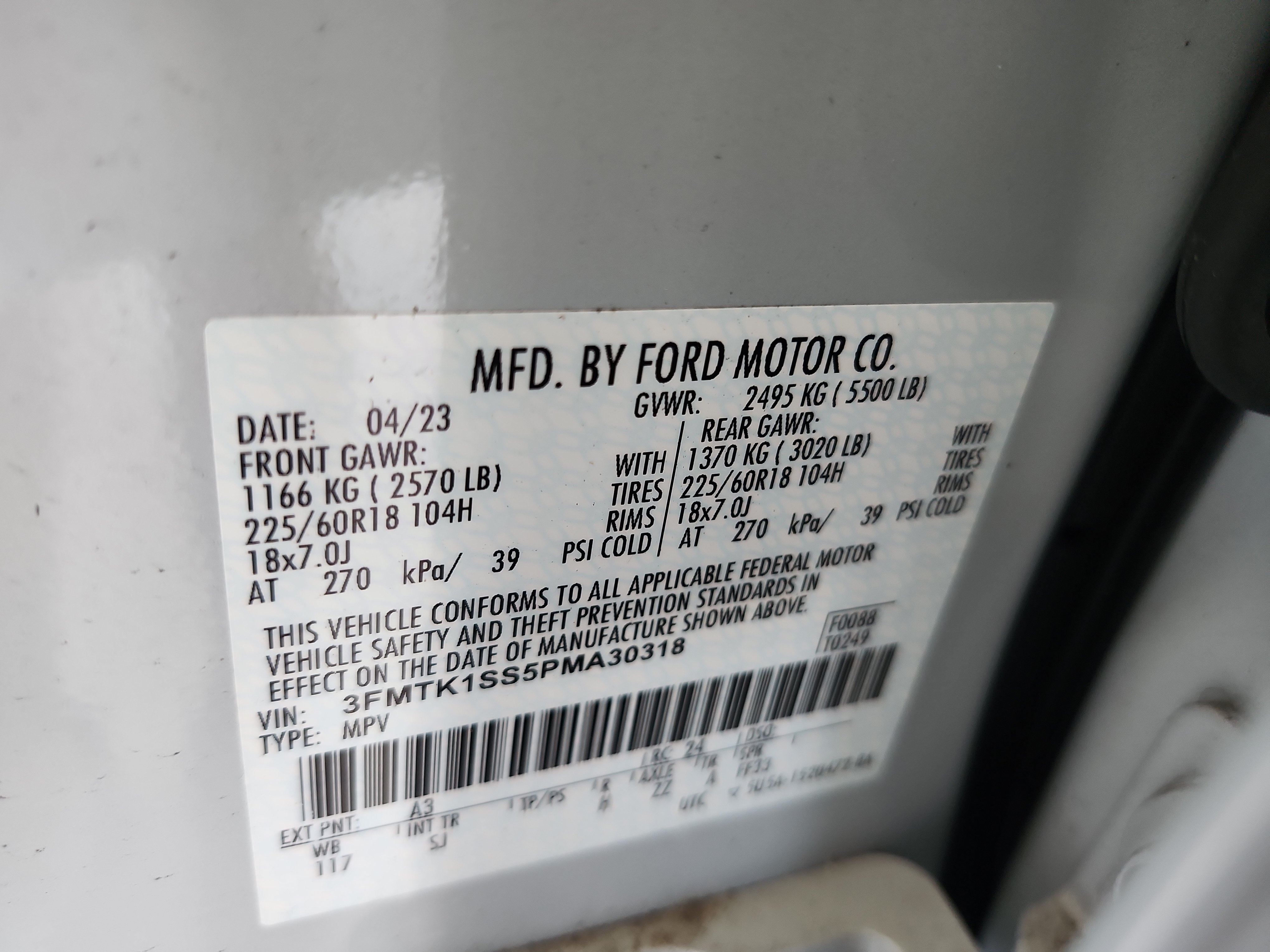 Certified 2023 Ford Mustang Mach-E Select AWD/4WD image 19