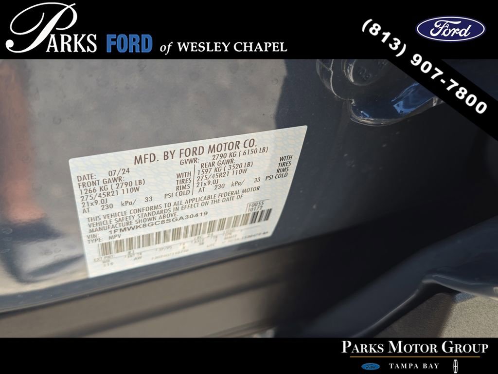 Certified 2025 Ford Explorer ST AWD/4WD image 33