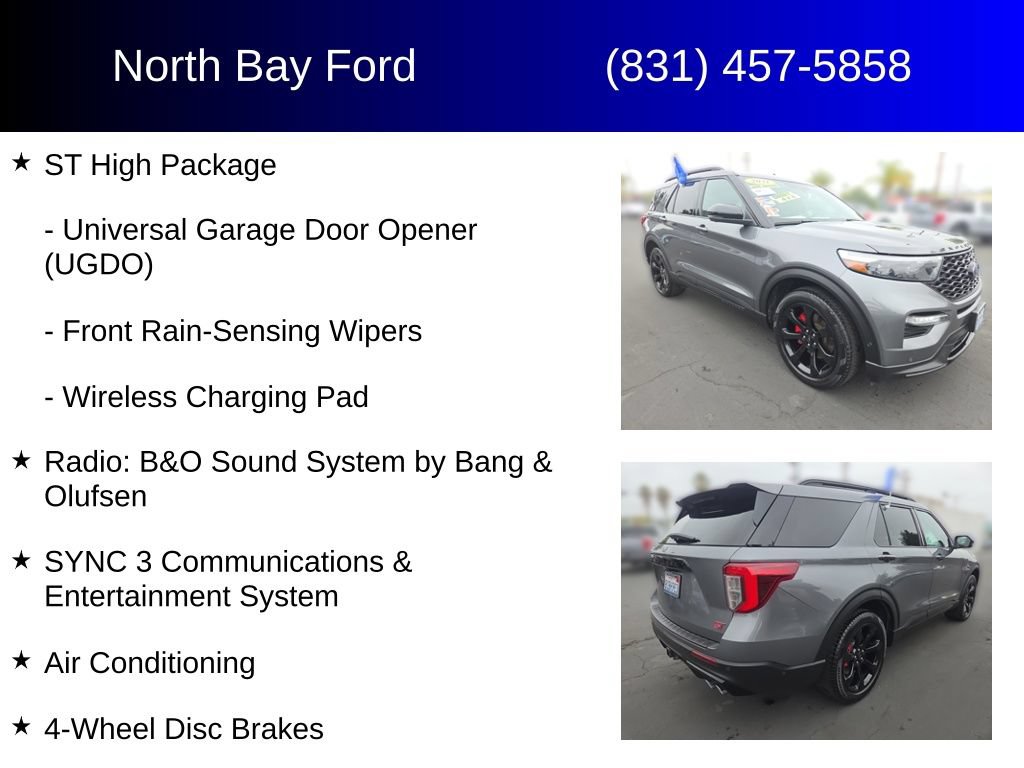 Certified 2021 Ford Explorer ST w/ Equipment Group 401A AWD/4WD image 16