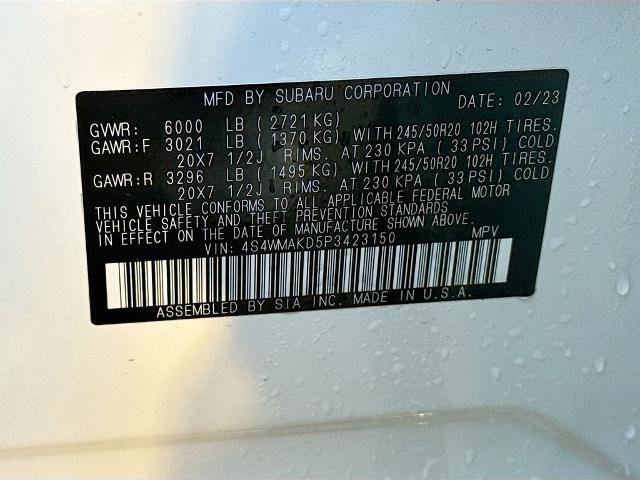 Used 2023 Subaru Ascent Onyx Edition Limited AWD/4WD image 24