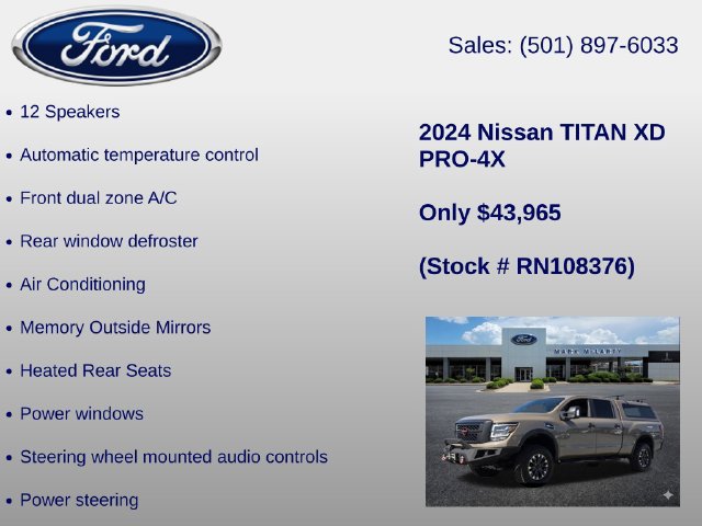 Used 2024 Nissan Titan PRO-4X w/ Pro-4x Convenience Package AWD/4WD image 18