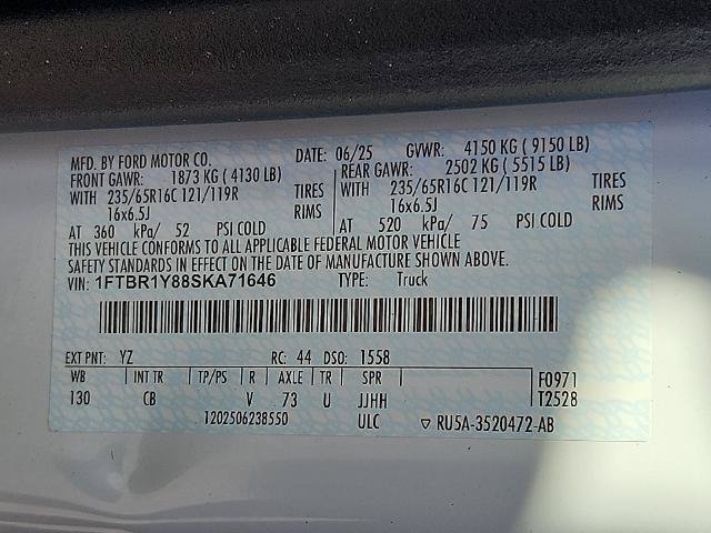Certified 2025 Ford Transit 250 Low Roof w/ Exterior Upgrade Package RWD image 27