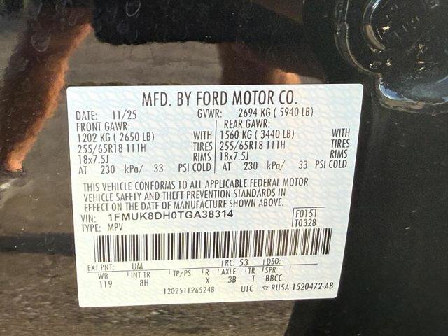 Certified 2026 Ford Explorer Active AWD/4WD image 26