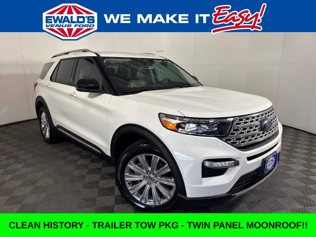 Certified 2020 Ford Explorer Limited w/ Class III Trailer Tow Package