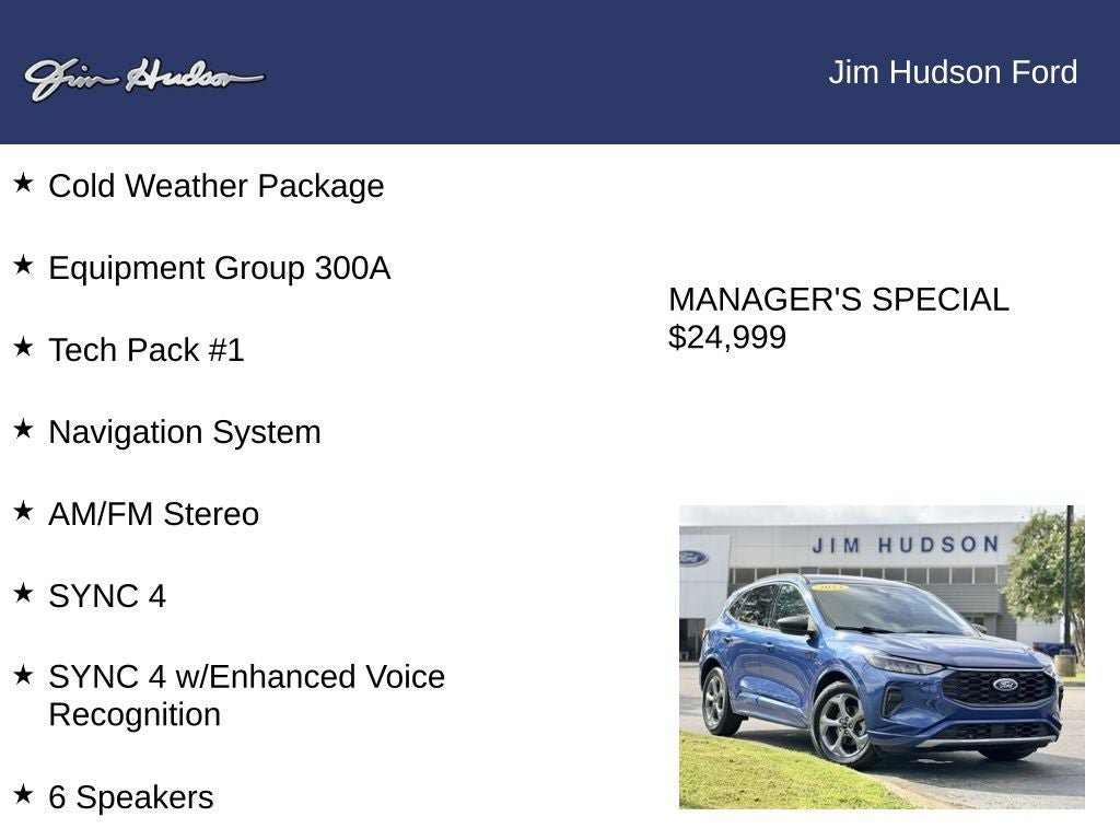 Certified 2023 Ford Escape ST-Line w/ Tech Pack #1 FWD image 12