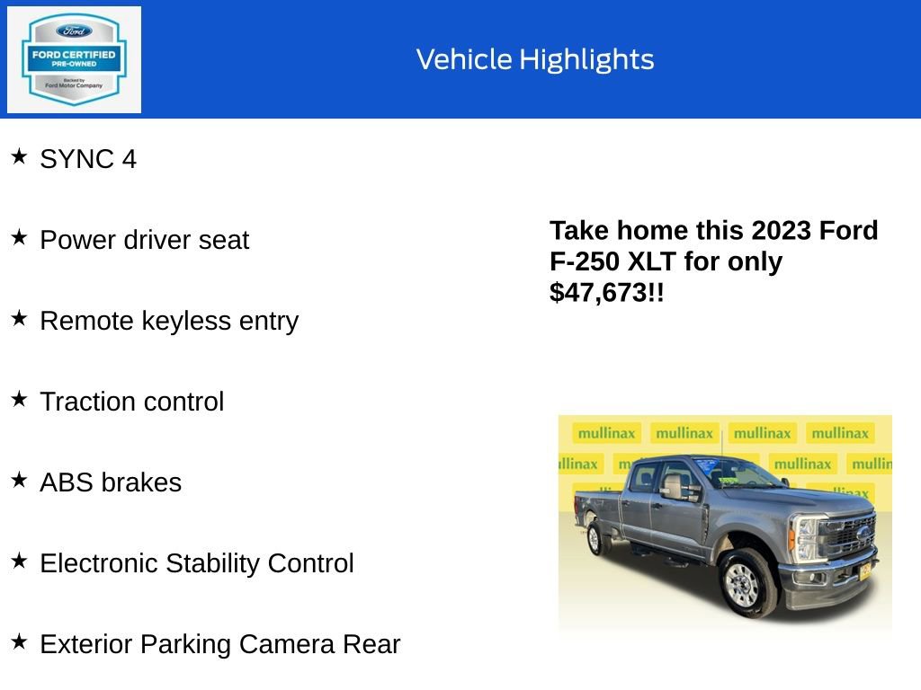 Certified 2023 Ford F250 XLT image 10