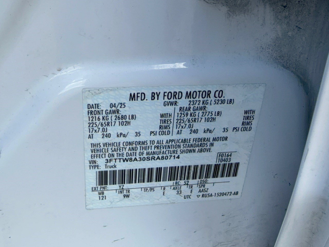 Certified 2025 Ford Maverick XL FWD image 31