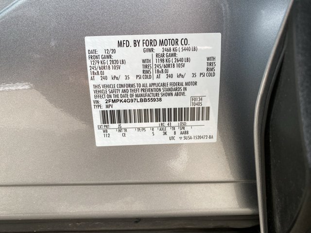 Certified 2020 Ford Edge SE AWD/4WD image 23