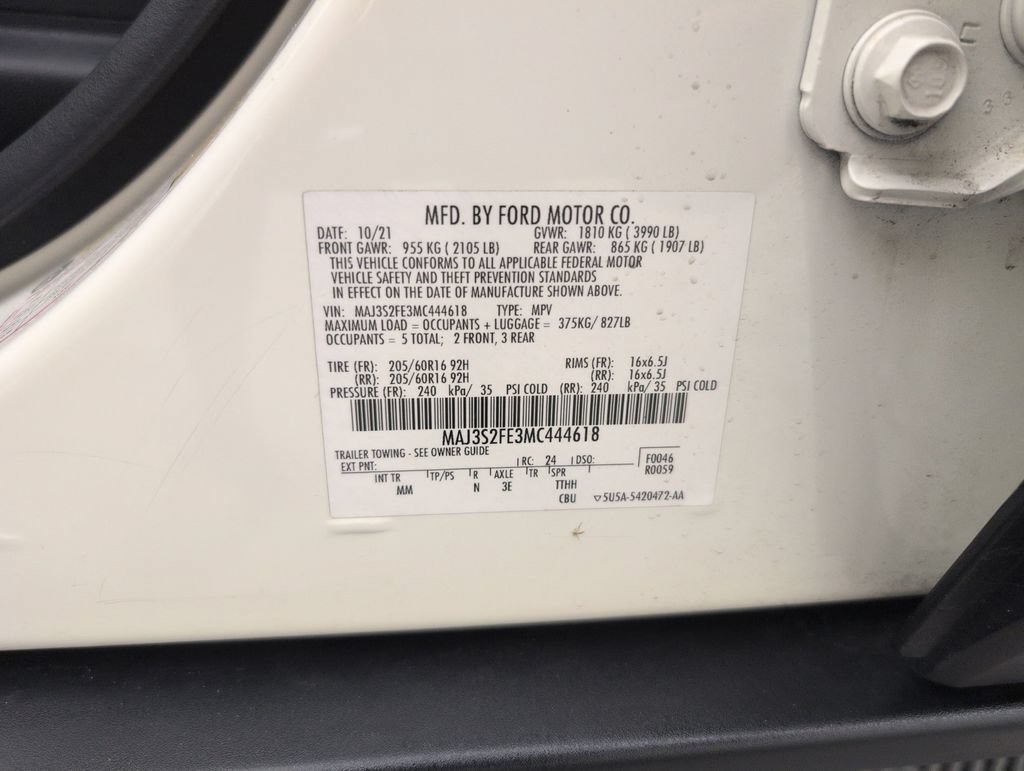 Certified 2021 Ford EcoSport S FWD image 39