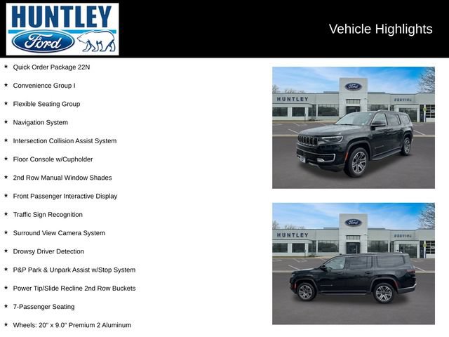 Used 2022 Jeep Wagoneer Series III w/ Convenience Group I AWD/4WD image 2