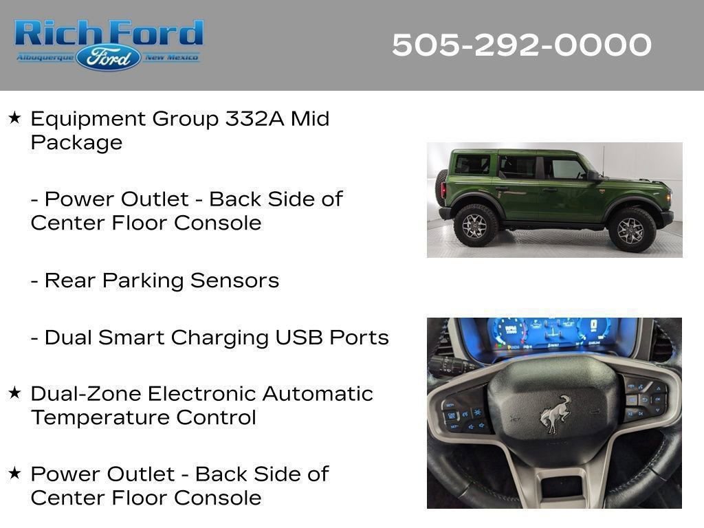 Certified 2025 Ford Bronco Badlands AWD/4WD image 83