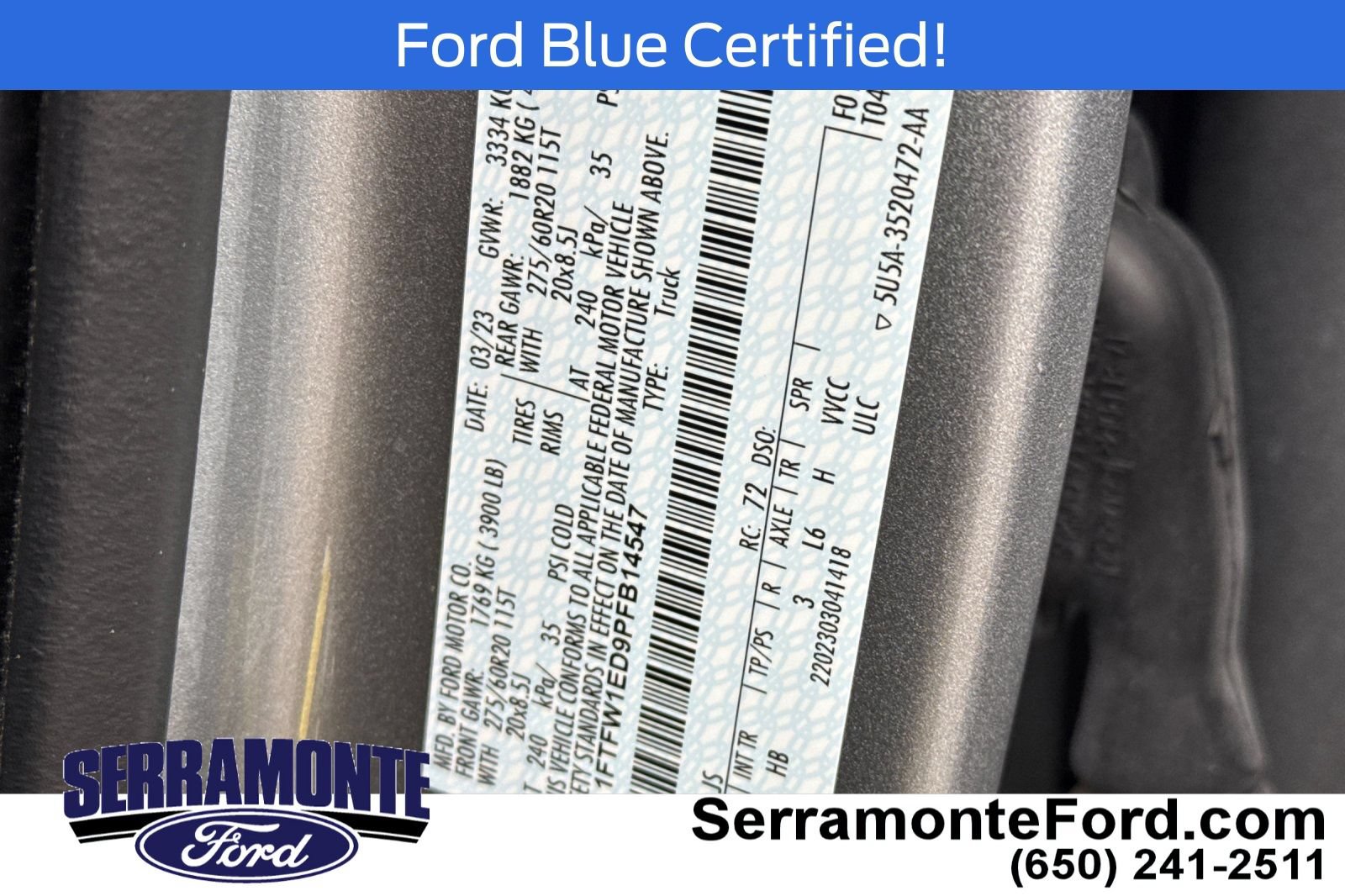 Certified 2023 Ford F150 Lariat w/ Equipment Group 502A High AWD/4WD image 32