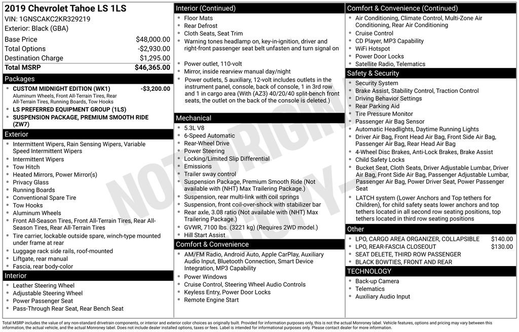 Used 2019 Chevrolet Tahoe LS image 8