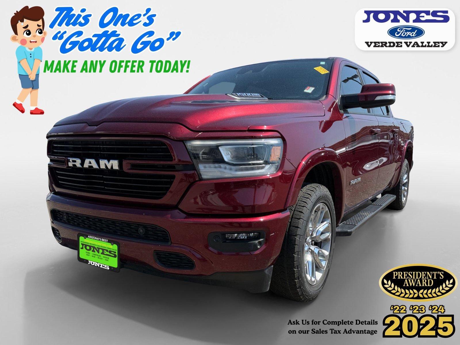 Used 2021 RAM 1500 Laramie w/ Sport Appearance Package