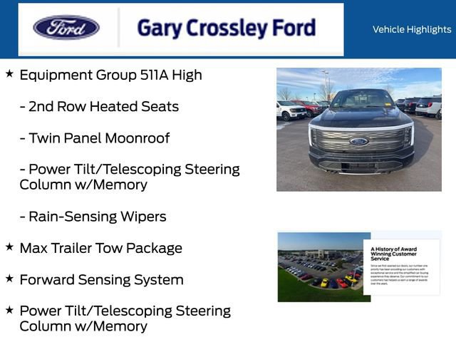 Certified 2023 Ford F150 Lightning Lariat w/ Equipment Group 511A High image 24