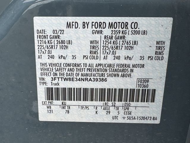 Certified 2022 Ford Maverick XLT FWD image 32