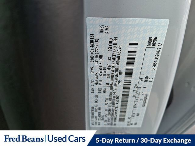 Certified 2025 Ford Escape ST-Line Select image 27