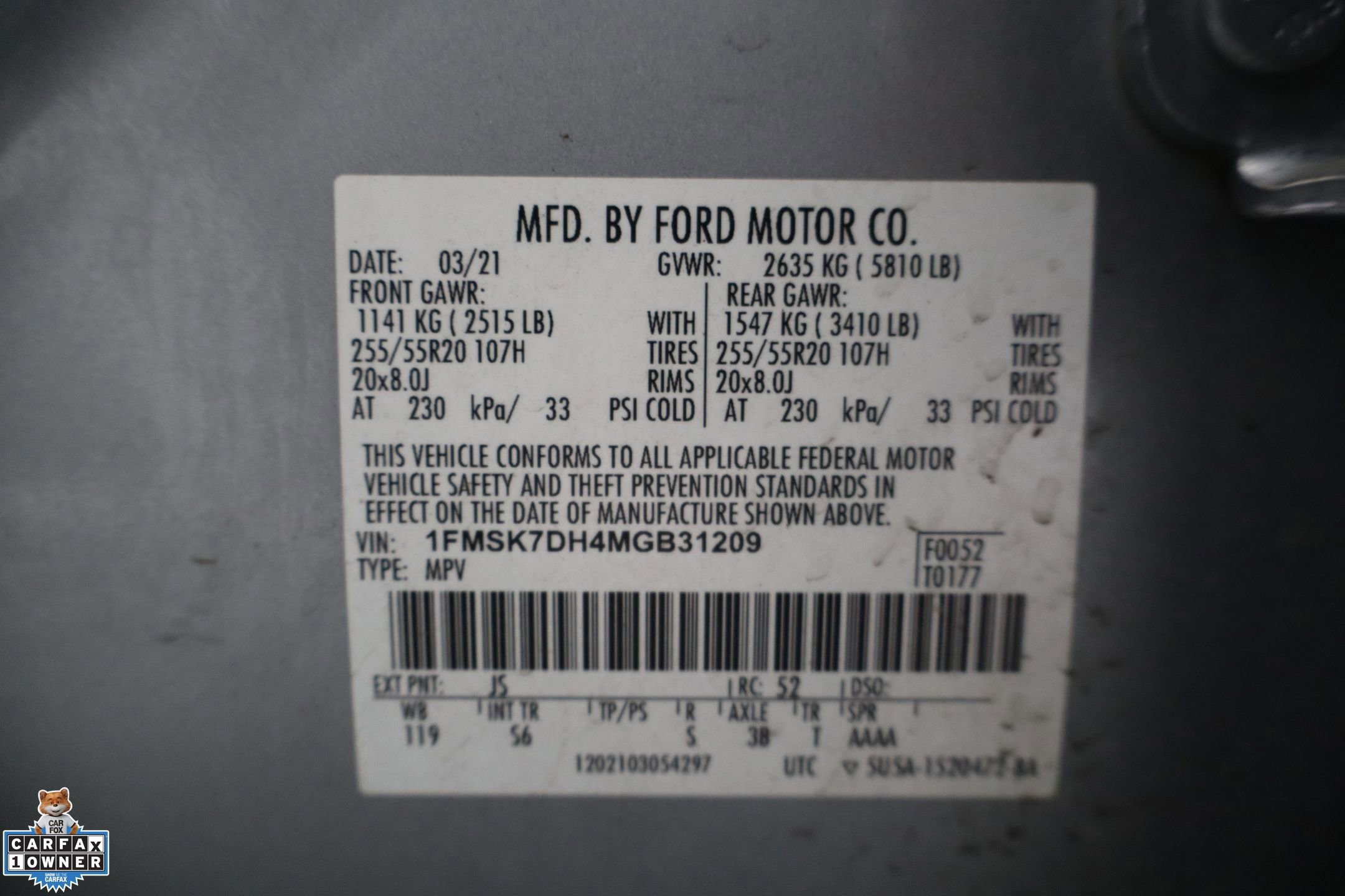 Certified 2021 Ford Explorer XLT w/ Equipment Group 202A image 28