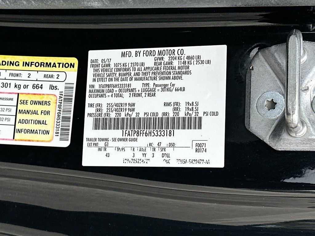 Certified 2017 Ford Mustang GT Premium w/ Equipment Group 401A RWD image 26