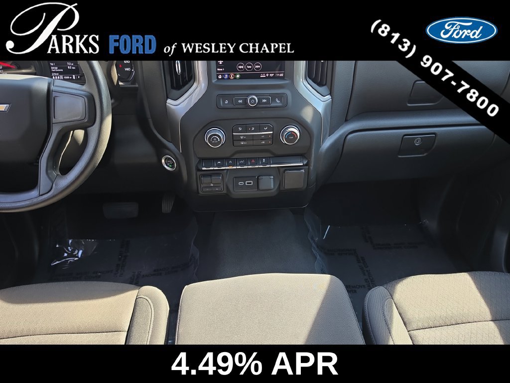 Used 2024 Chevrolet Silverado 1500 Custom w/ Turbomax Blackout Package AWD/4WD image 13