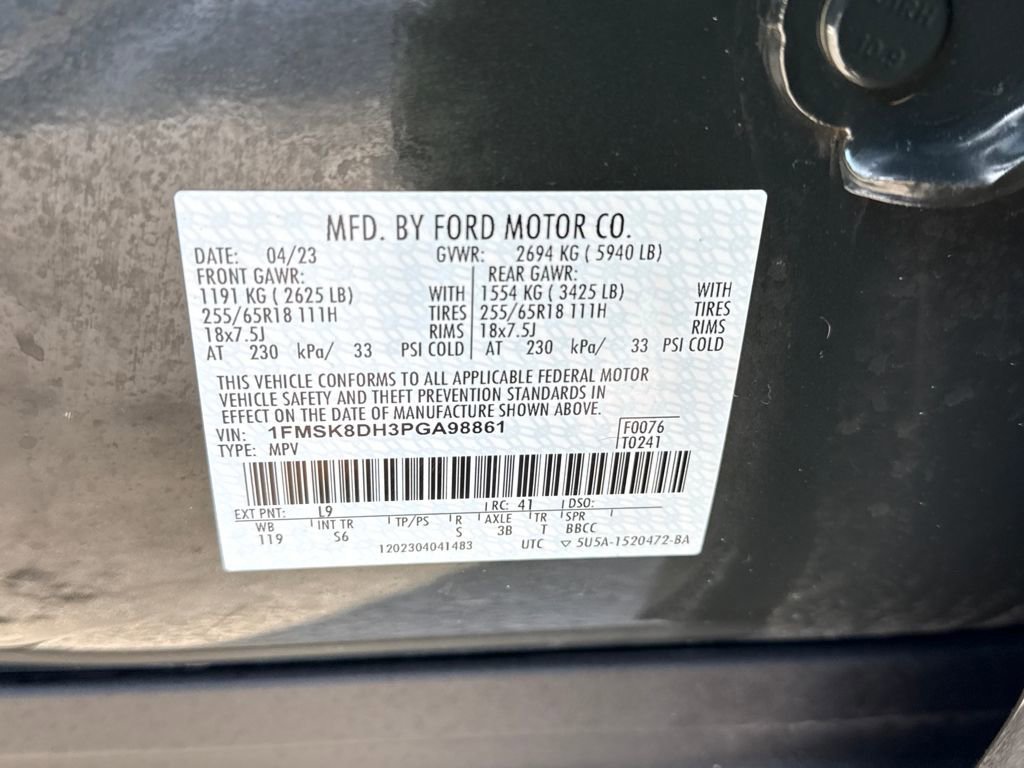 Certified 2023 Ford Explorer XLT w/ Equipment Group 202A image 18