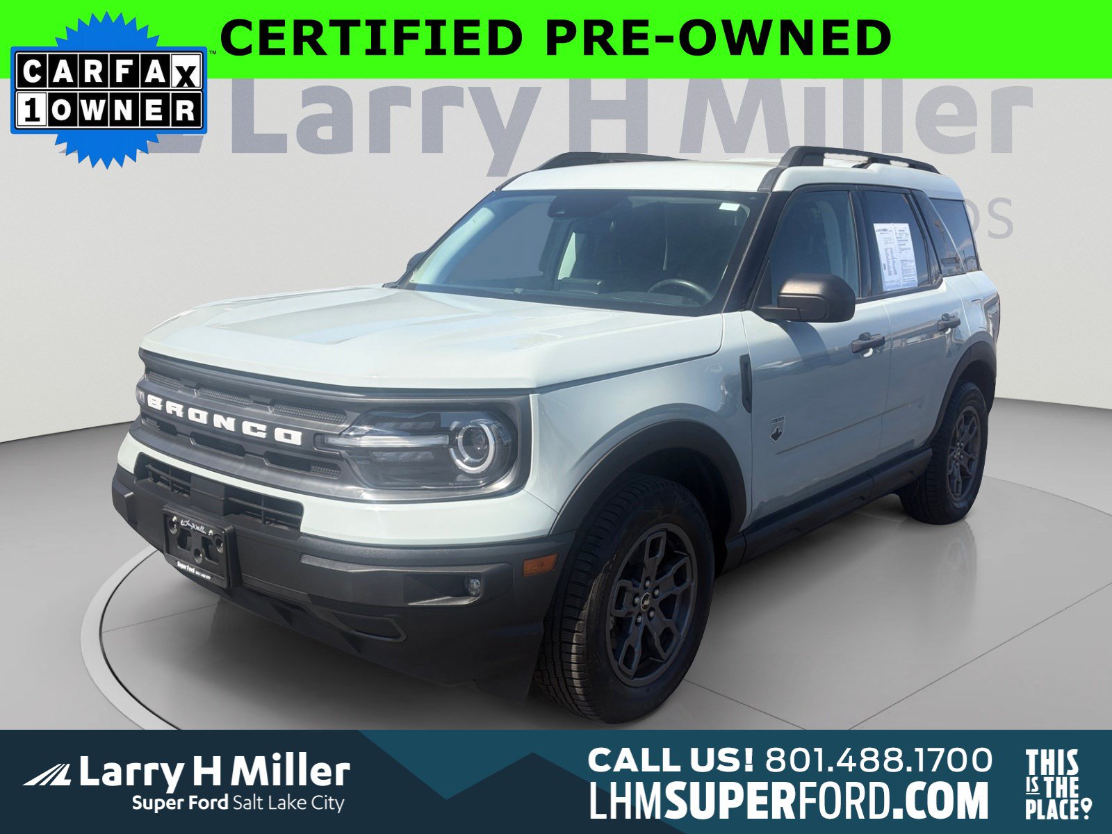 Certified 2021 Ford Bronco Sport Big Bend w/ Big Bend Package (96B) AWD/4WD image 1