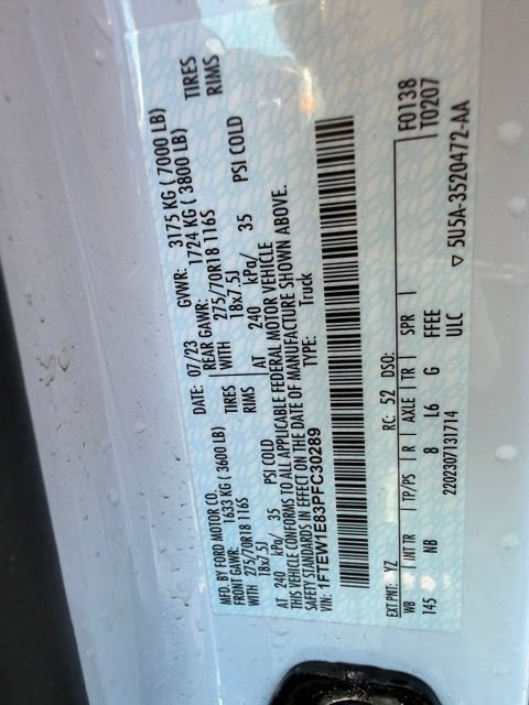 Certified 2023 Ford F150 Tremor w/ Equipment Group 402A High AWD/4WD image 12
